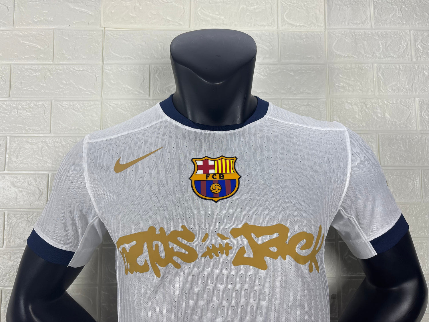 2025-26 FC Barcelona White Joint Edition Player Version Jersey