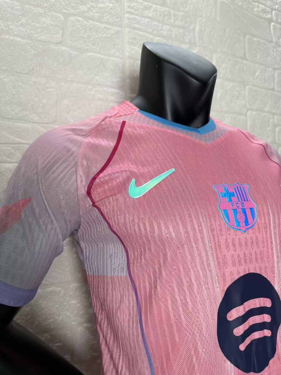 2025-26 FC Barcelona Special Edition Pink Player Version Jersey