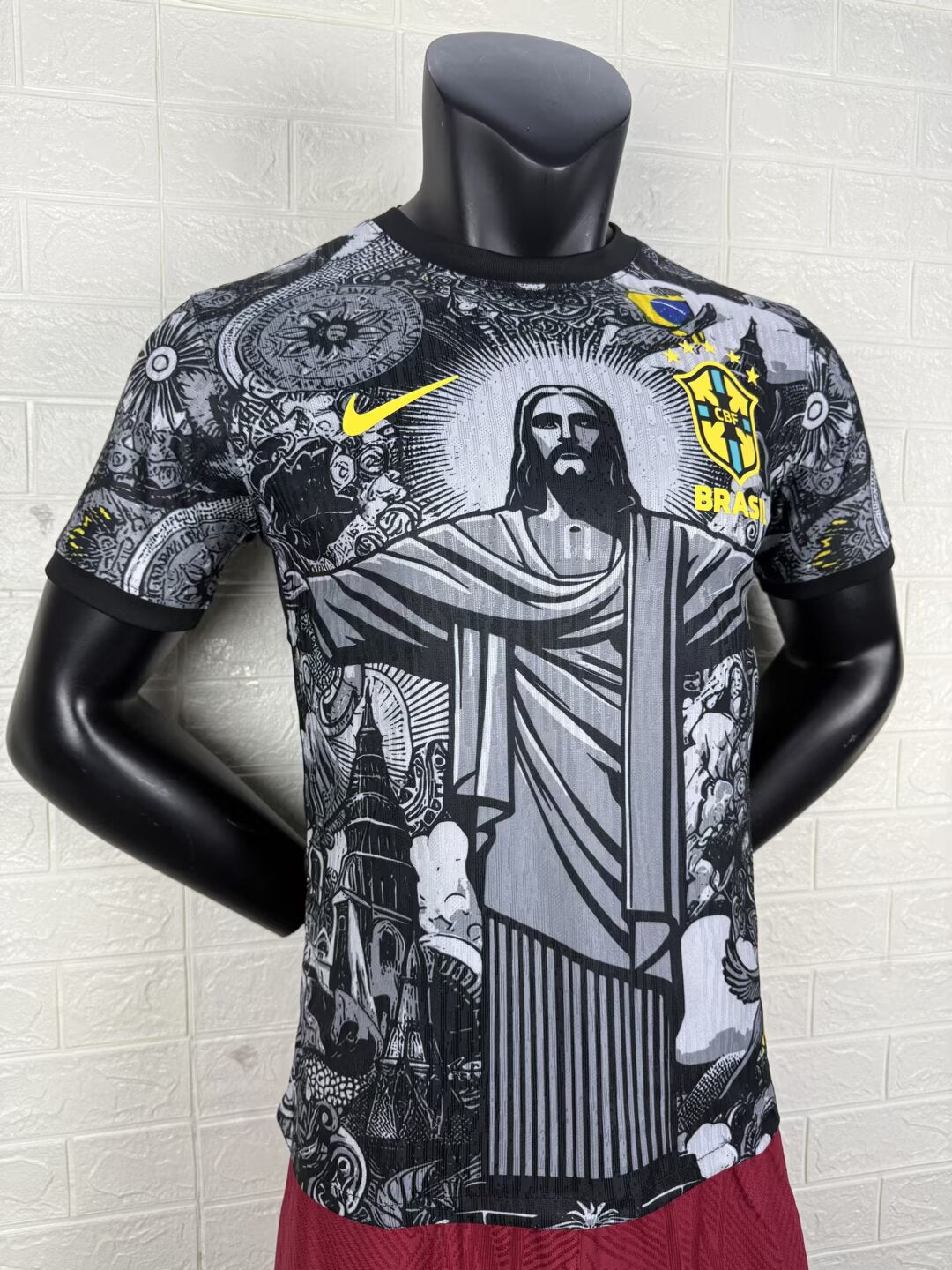 2025-26 Brazil Grey Player Version Jersey