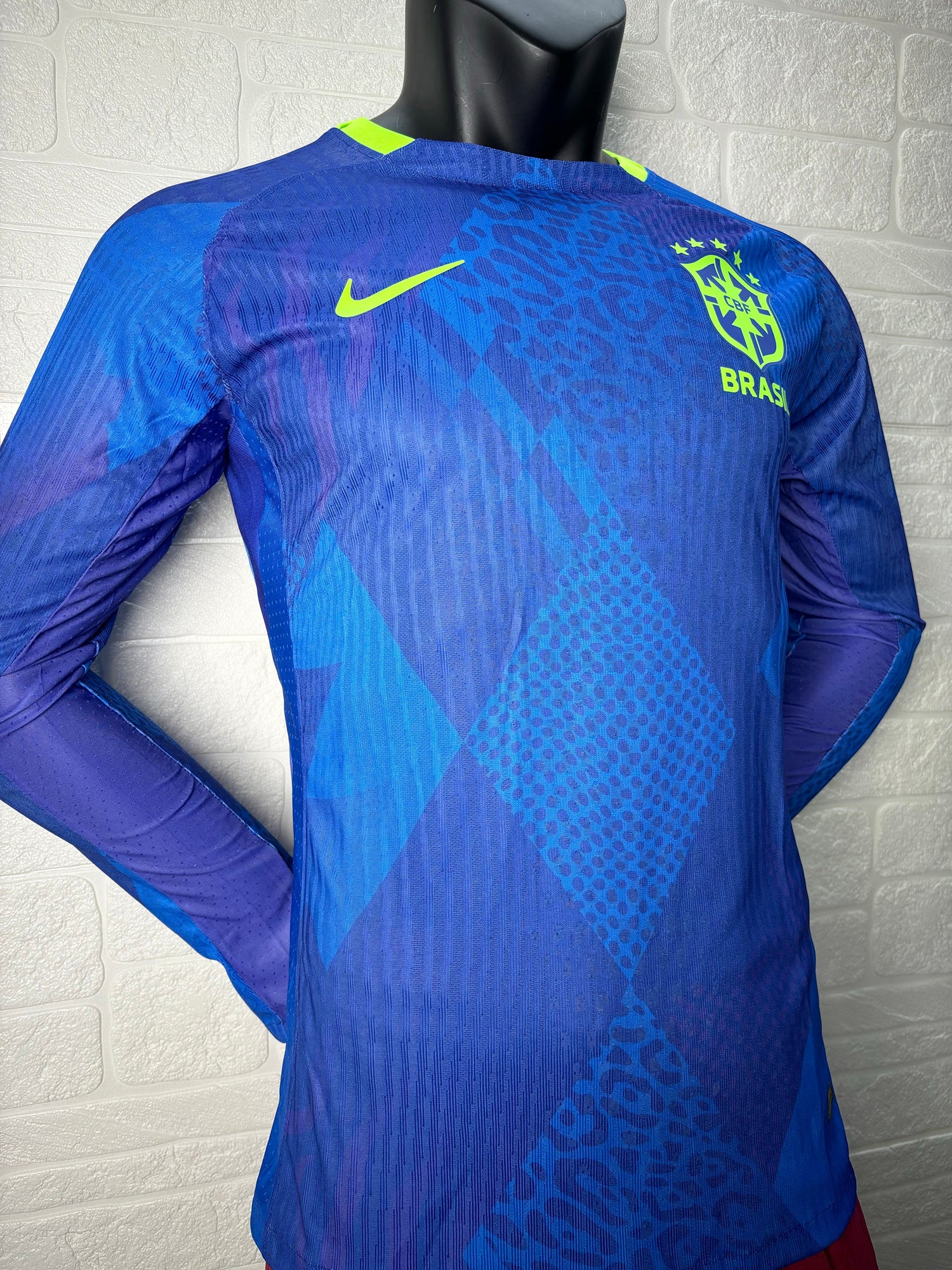 2025-26 Brazil Away Long Sleeve Player Version Jersey