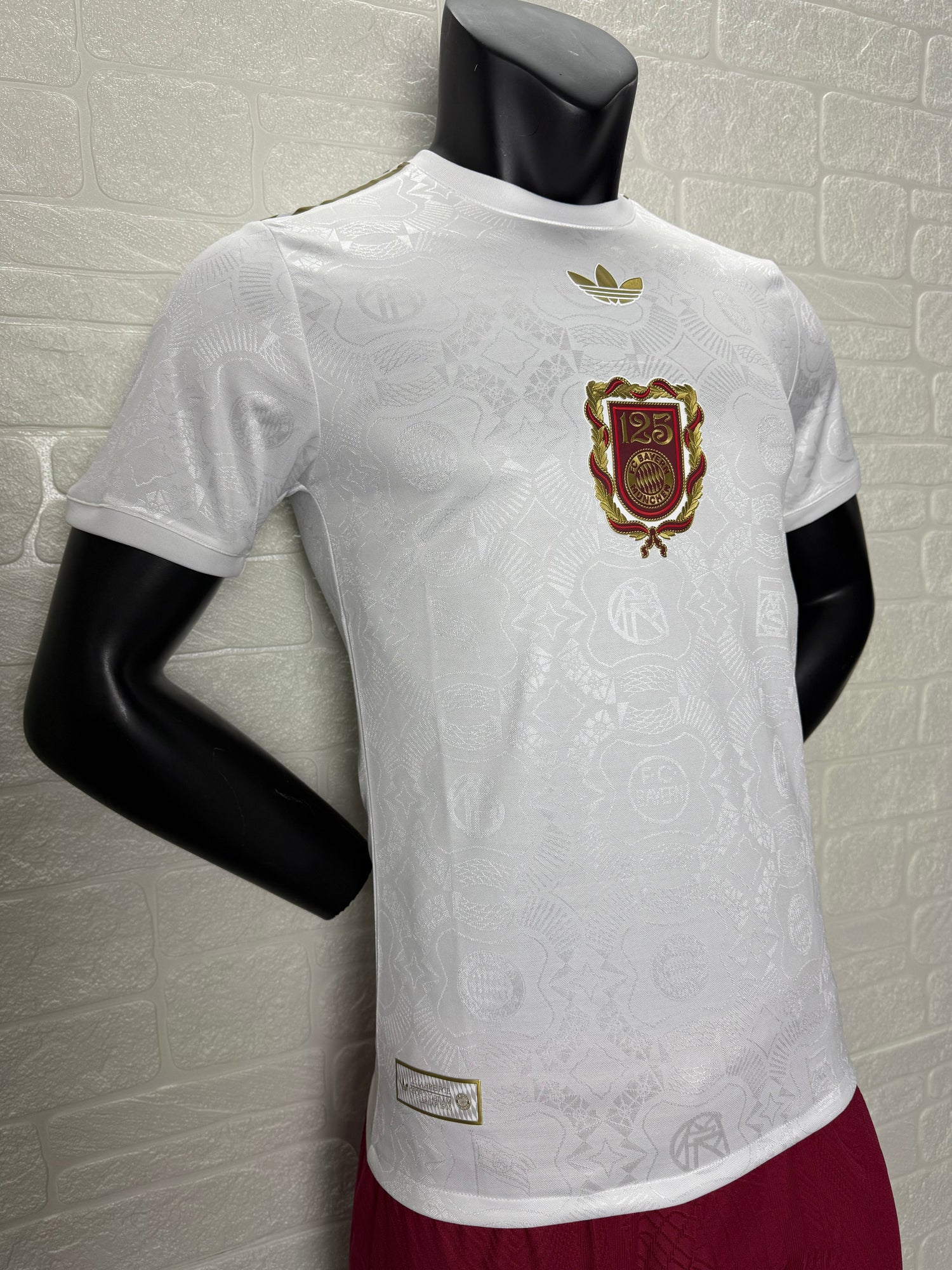 2025-26 Bayern Munich 125th Anniversary Edition White Player Version Jersey