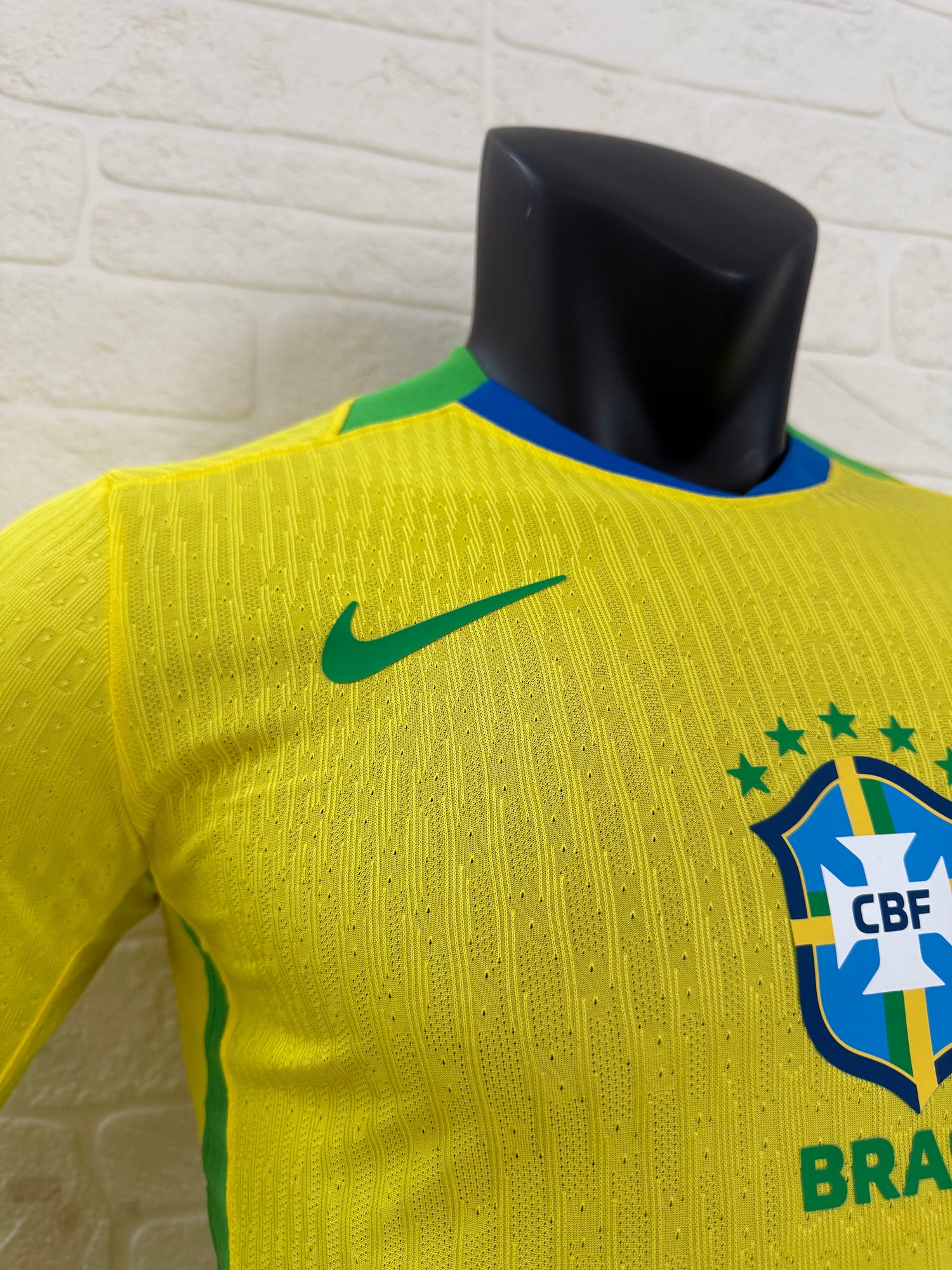 2025-26 Brazil Home Long Sleeve Player Version Jersey