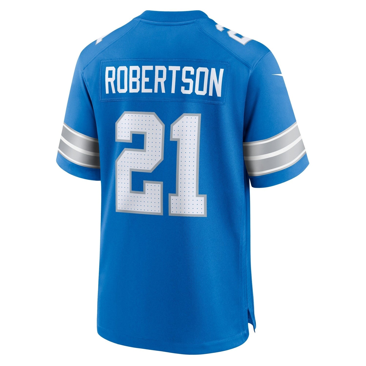 Amik Robertson Detroit Lions Nike Game Jersey - Blue