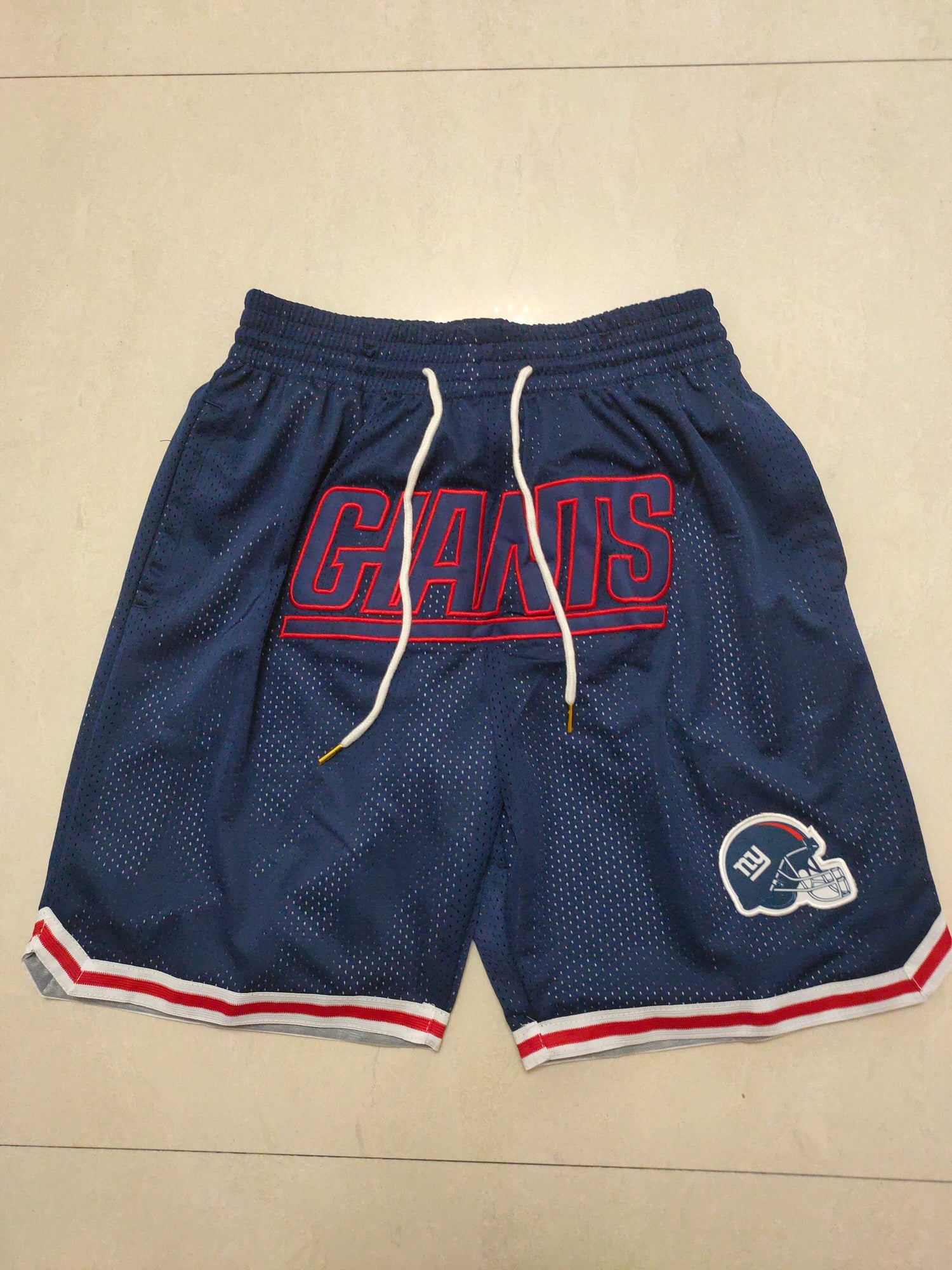 JUST DON New York Giants Pocket Shorts