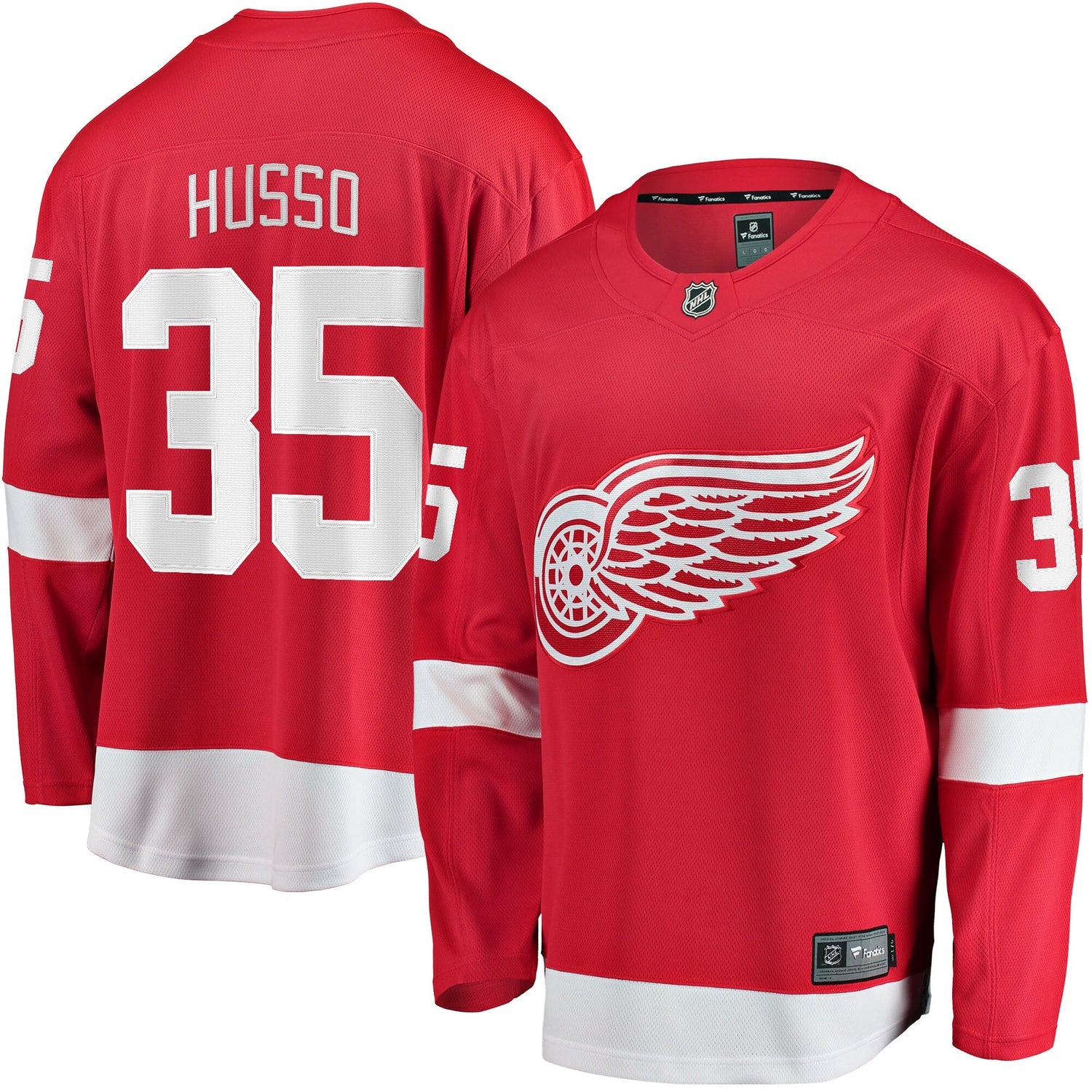 Ville Husso Detroit Red Wings Home Breakaway Jersey - Red