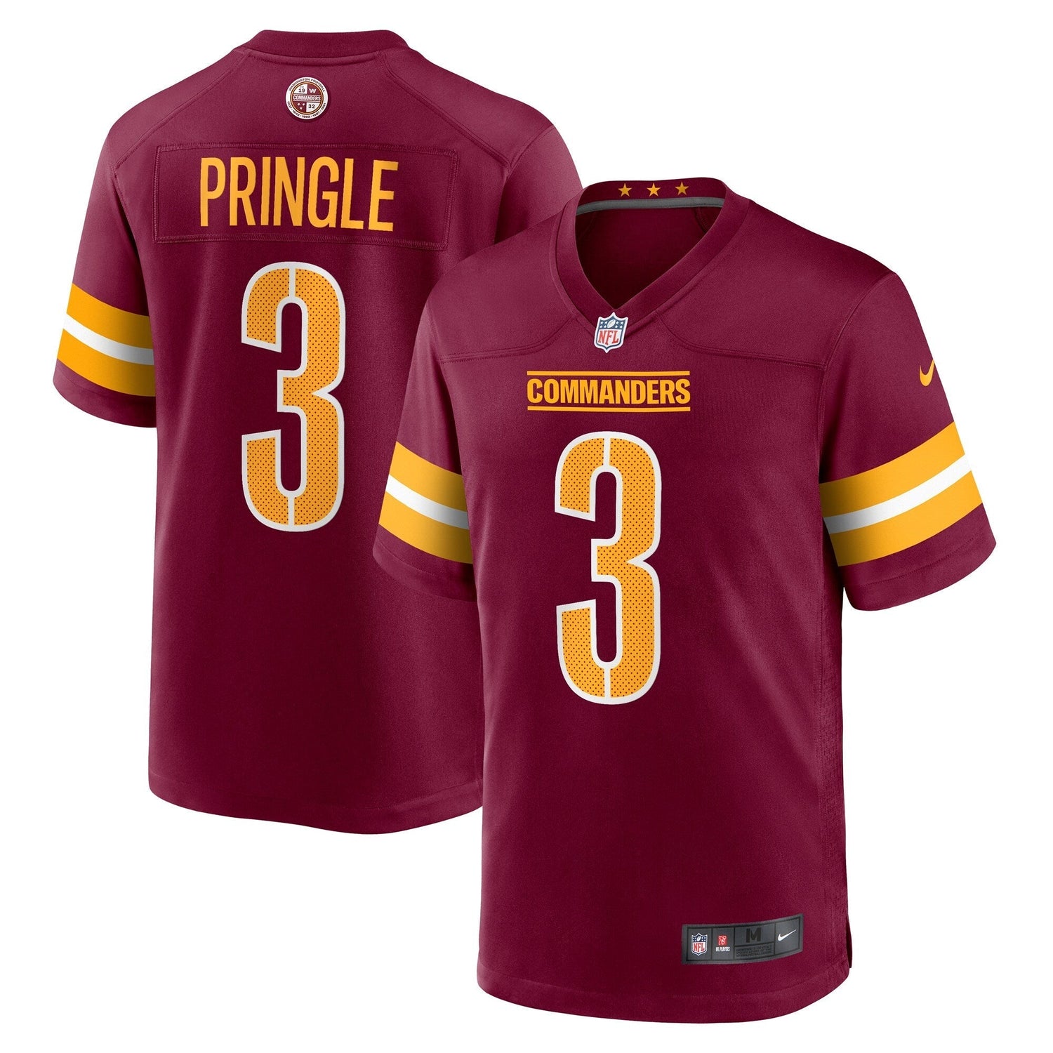 Byron Pringle Washington Commanders Nike Game Jersey - Burgundy