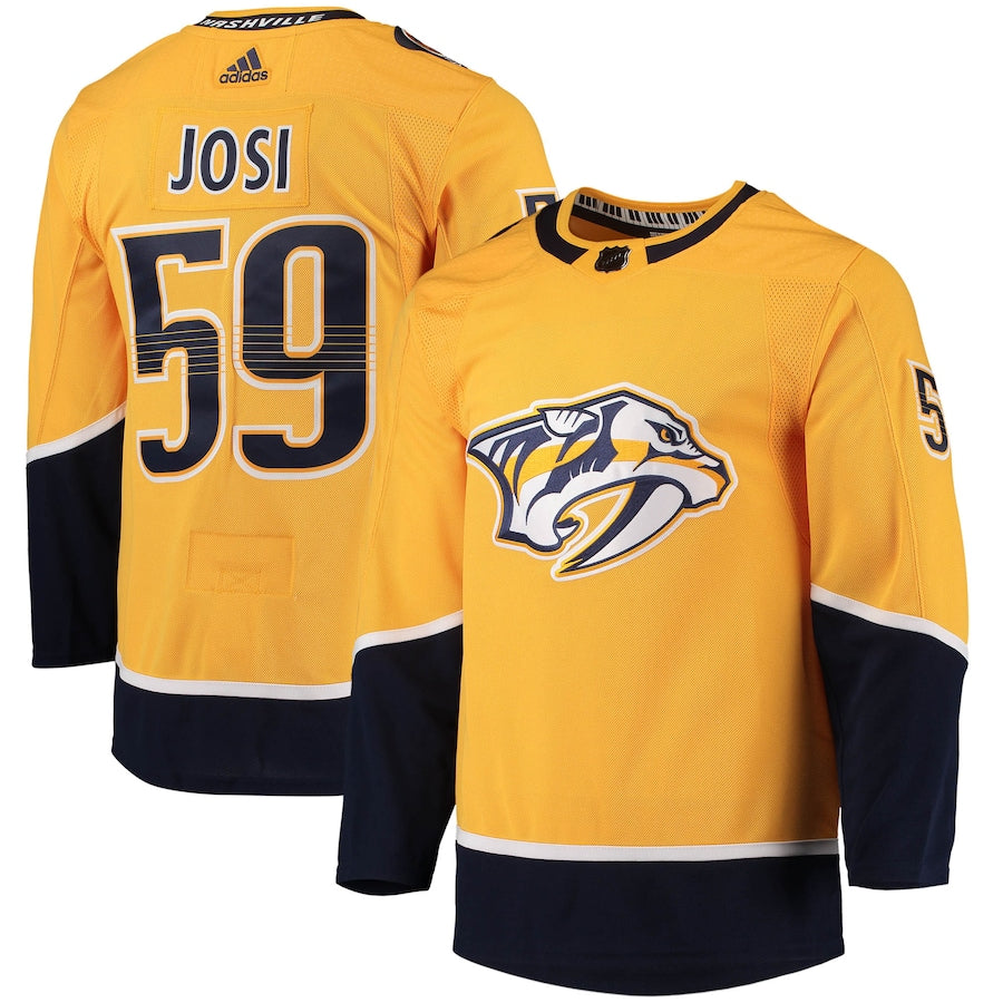 Roman Josi Nashville Predators Home Primegreen Jersey - Gold