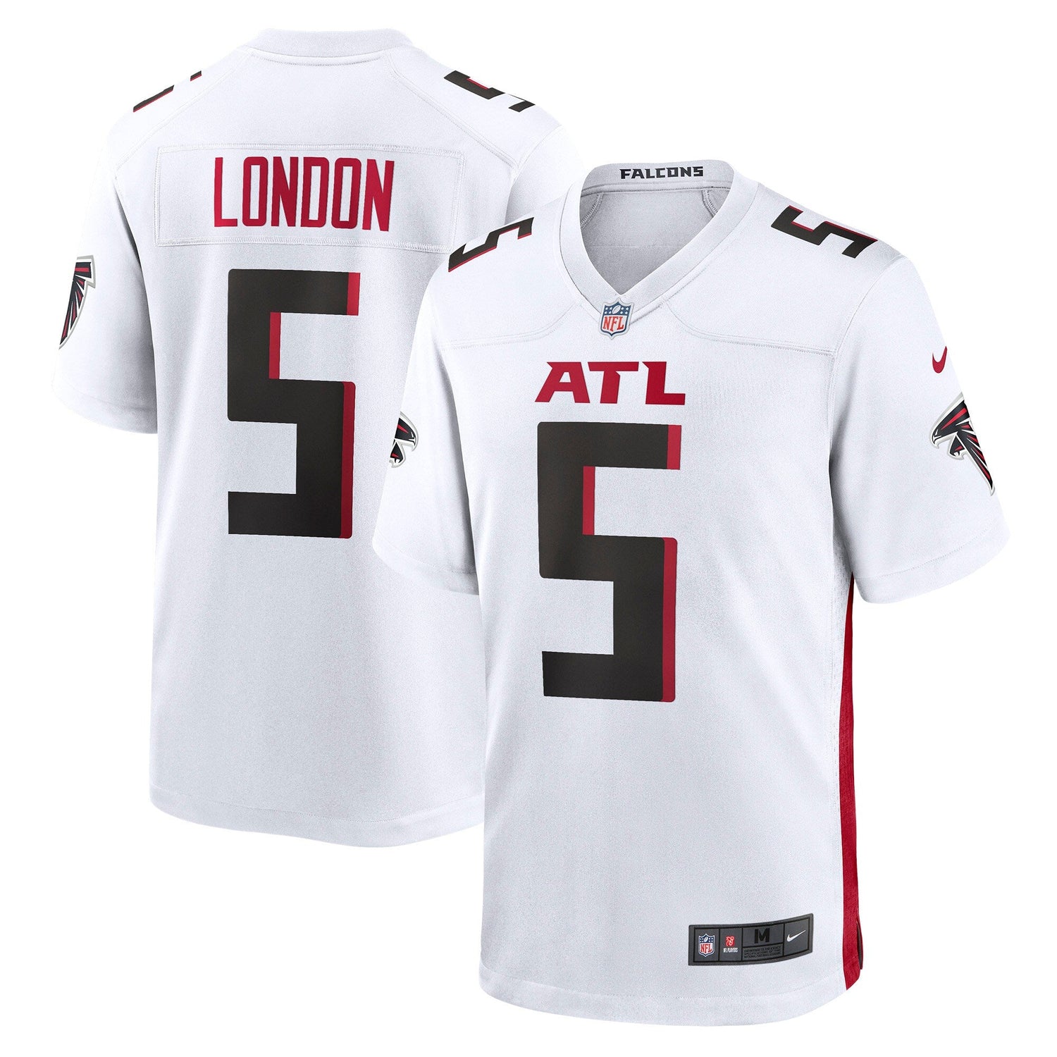 Drake London Atlanta Falcons Nike Away Game Jersey - White