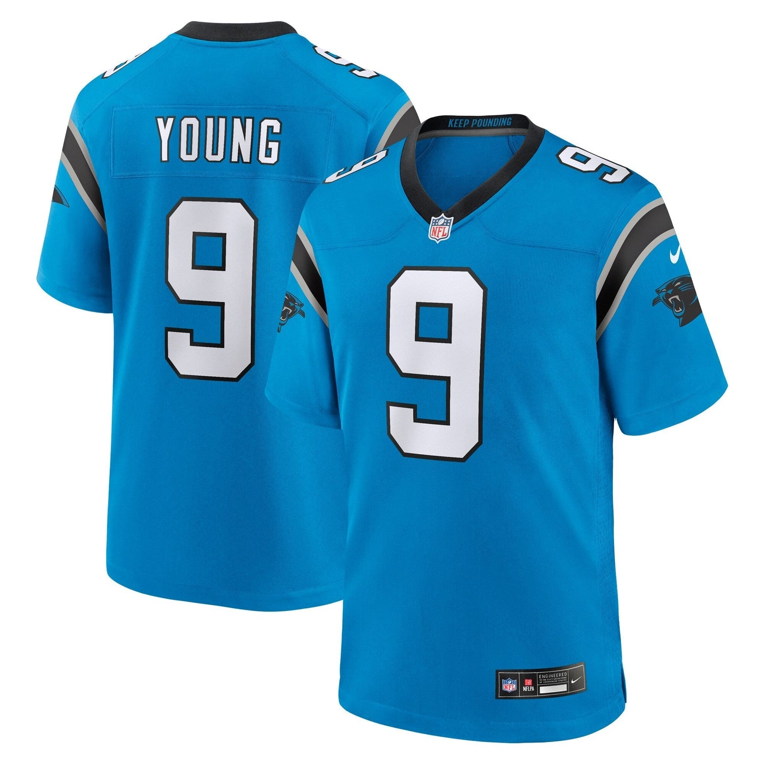 Bryce Young Carolina Panthers Nike Alternate Game Jersey - Blue