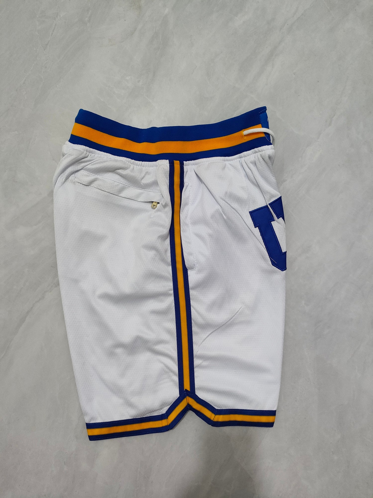 JUST DON UCLA University White Pocket Shorts