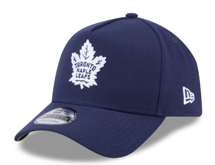 Men's Toronto Maple Leafs NHL New Era Men's Blue 9Forty A-Frame Snapback Hat