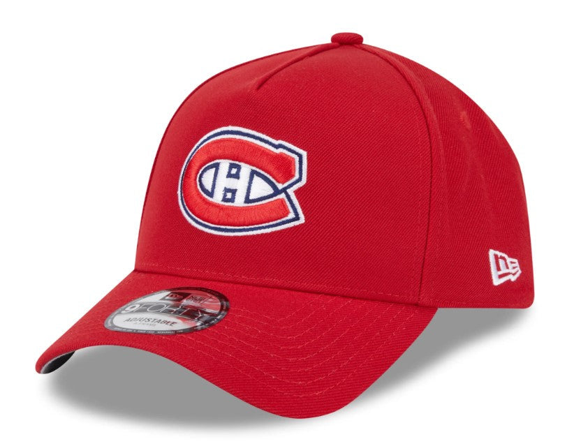 Men's Montreal Canadiens NHL New Era Red 9Forty A-Frame Snapback Hat