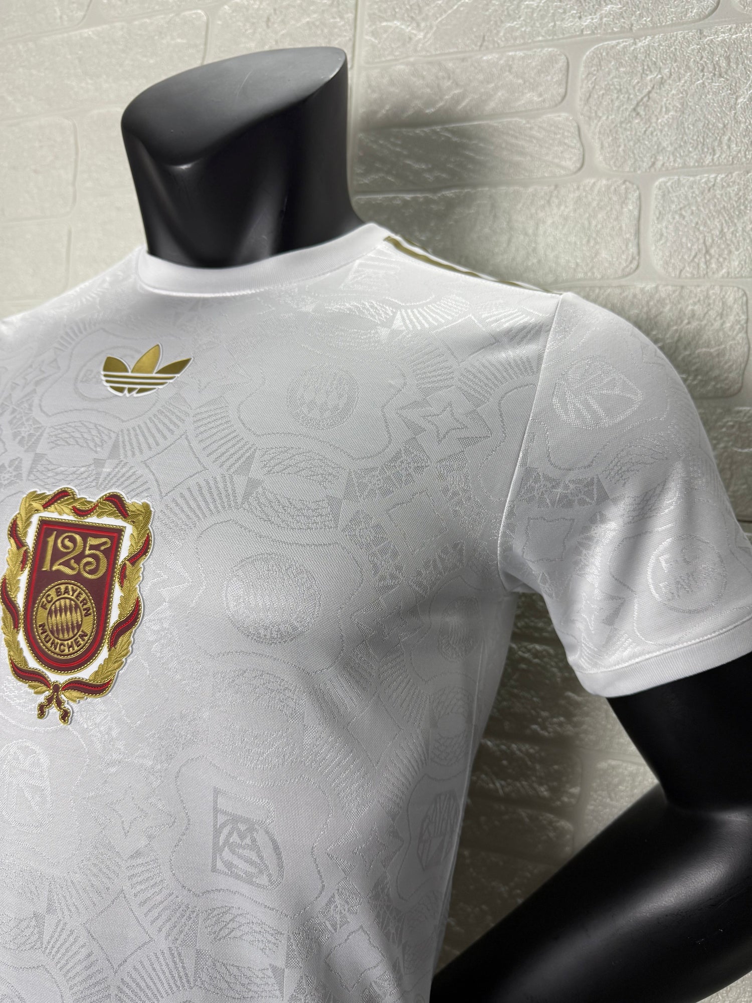 2025-26 Bayern Munich 125th Anniversary Edition White Player Version Jersey