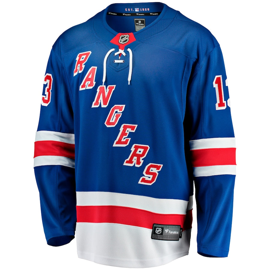 Alexis Lafreniere New York Rangers Home Breakaway Jersey - Blue