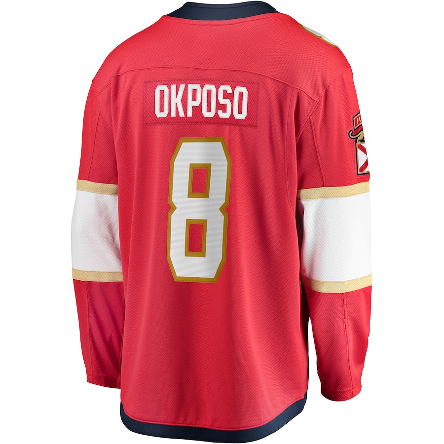 Kyle Okposo Florida Panthers Home Premier Breakaway Jersey - Red