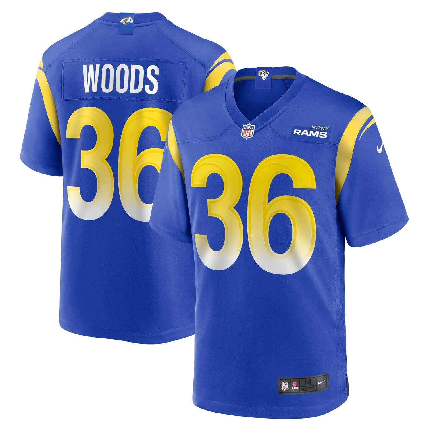 Charles Woods Los Angeles Rams Nike Game Jersey - Royal