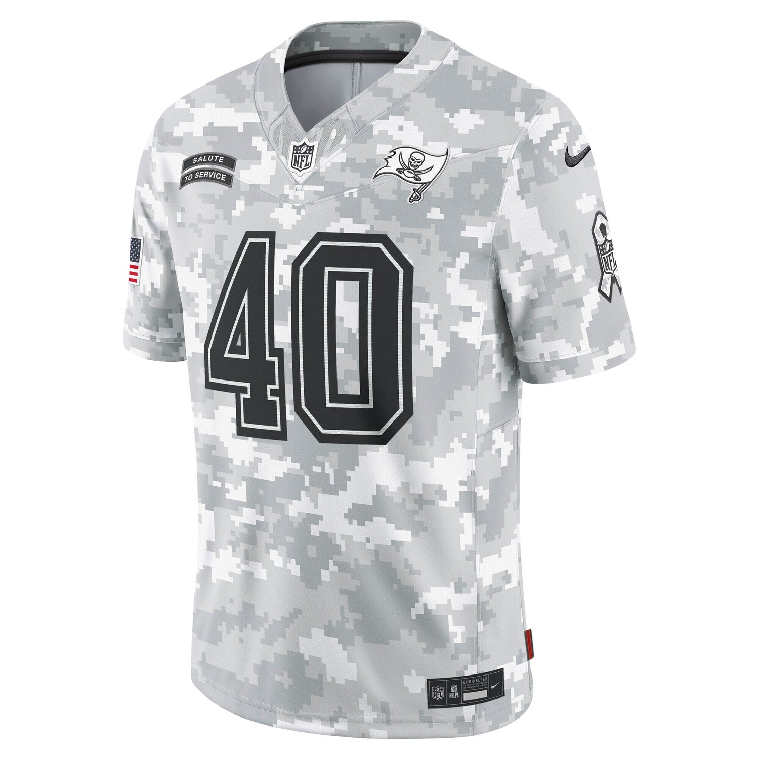 Mike Alstott Tampa Bay Buccaneers Nike 2024 Salute to Service Retired Limited Jersey - Arctic Camo