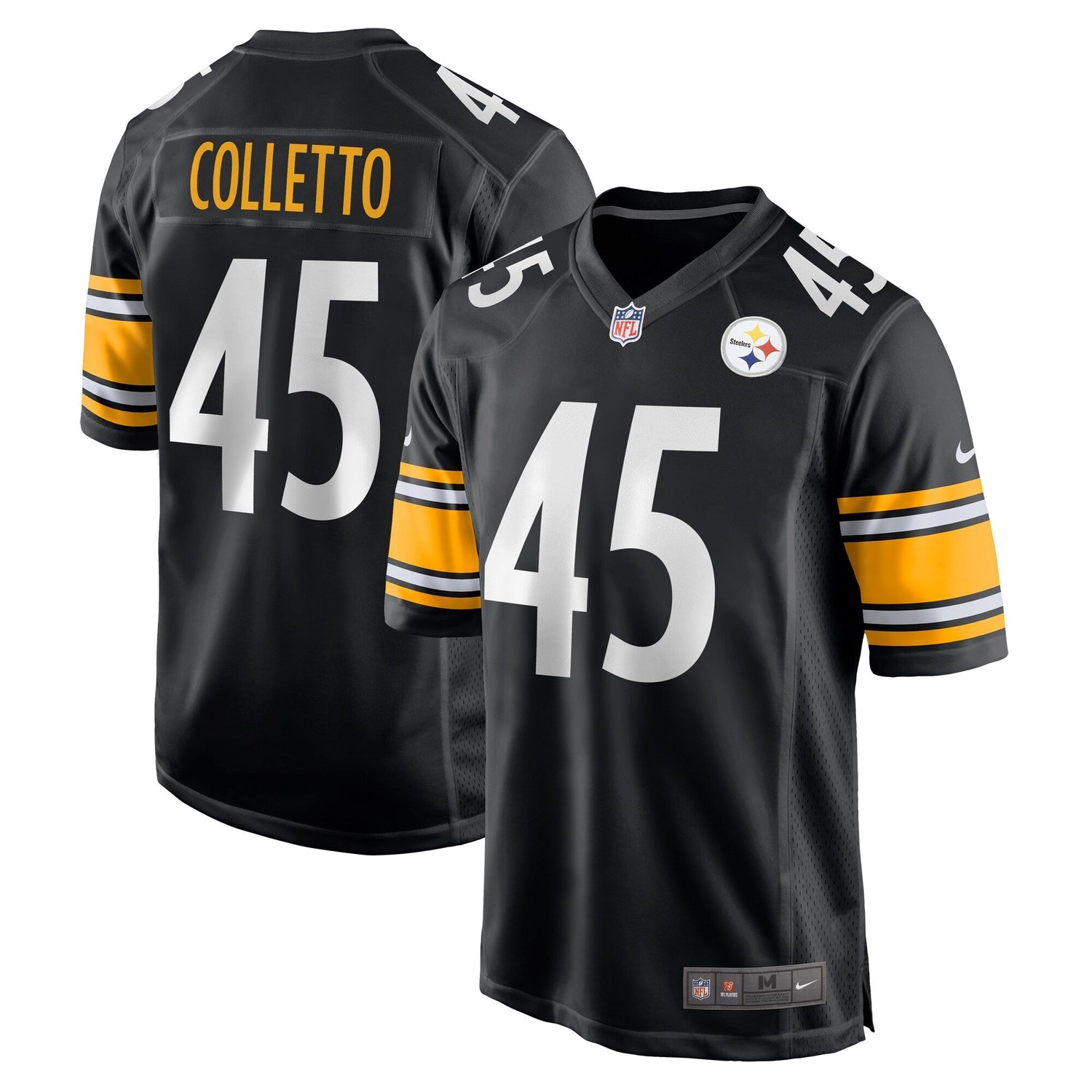 Jack Colletto Pittsburgh Steelers Nike Game Jersey - Black