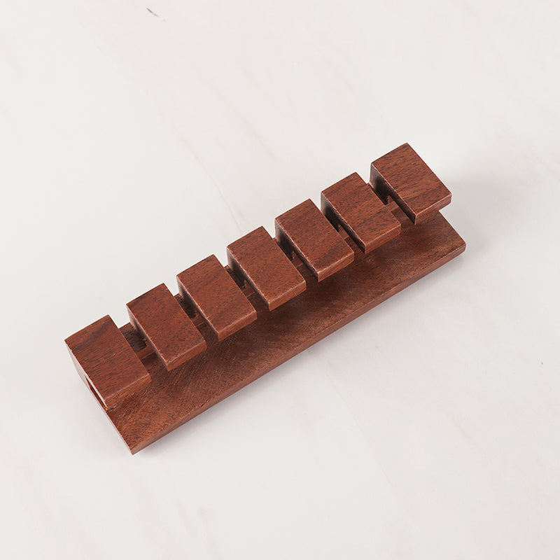 Natural Wood Cable Organizer Clip