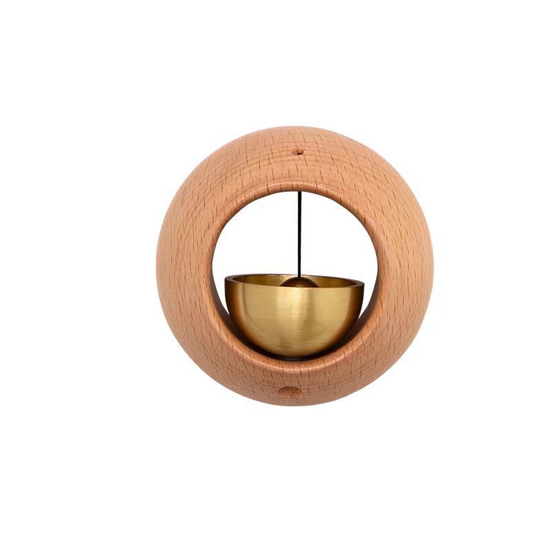 Wooden Doorbell for Small Round Eggs Entering Households