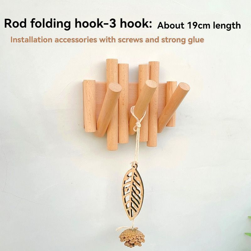 Nordic Solid Wood Hook