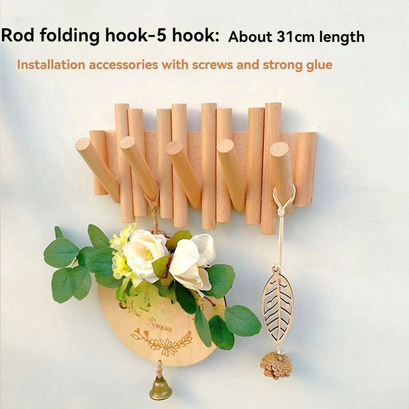 Nordic Solid Wood Hook