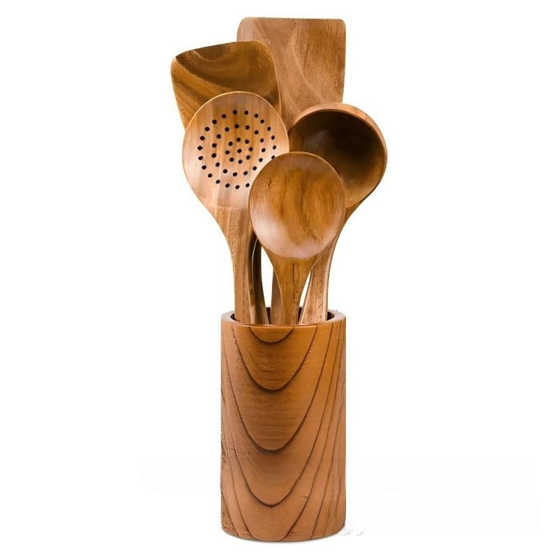 7-Piece Kitchen Tools with Holder