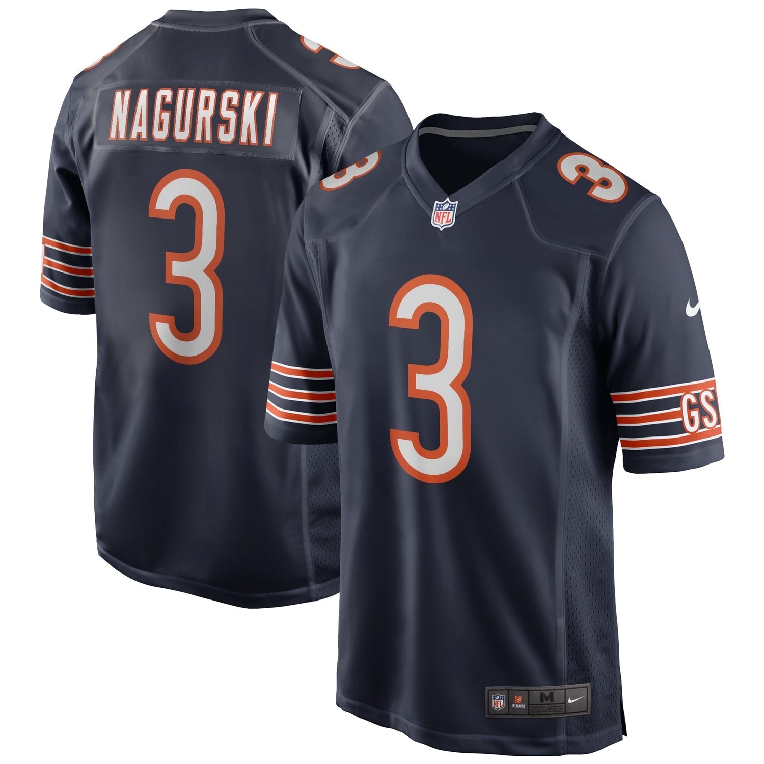 Bronko Nagurski Chicago Bears Nike Game Retired Jersey - Navy