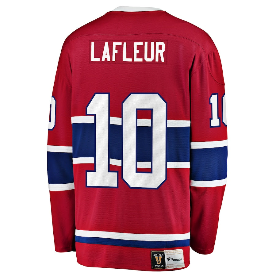 Guy Lafleur Montreal Canadiens Premier Breakaway Retired Jersey - Red