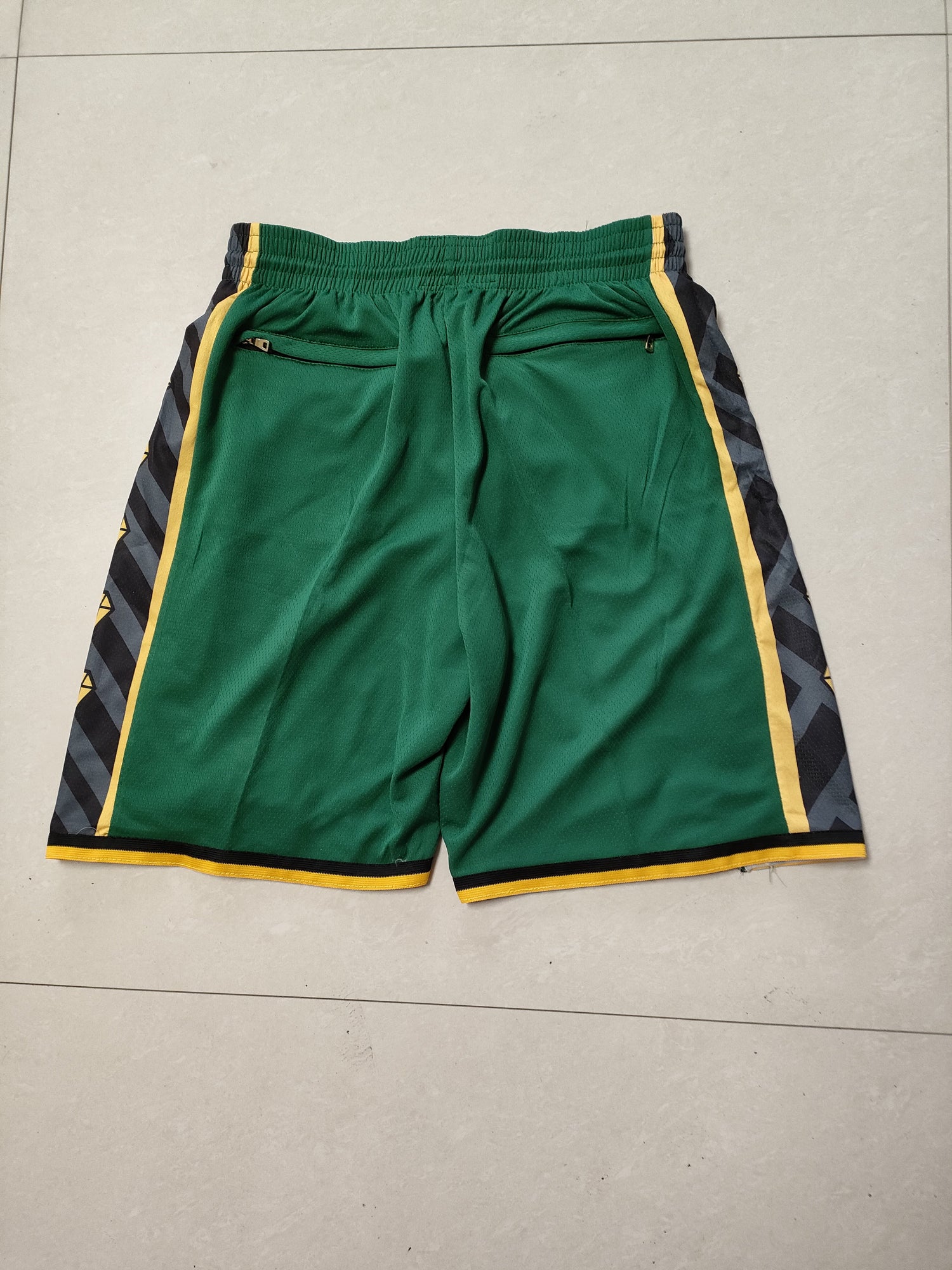JUST DON Boston Celtics White Pocket Shorts