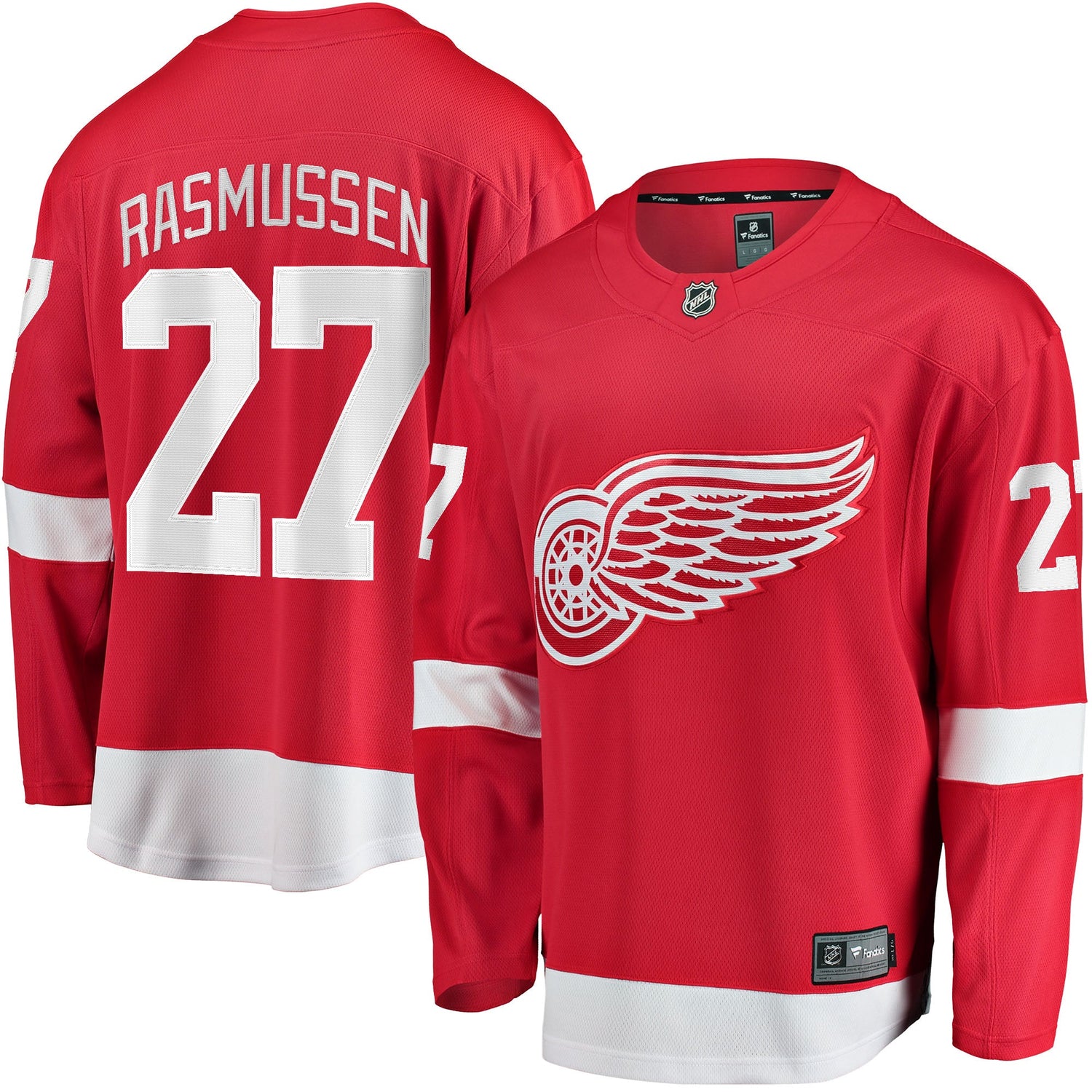 Michael Rasmussen Detroit Red Wings Home Breakaway Jersey - Red