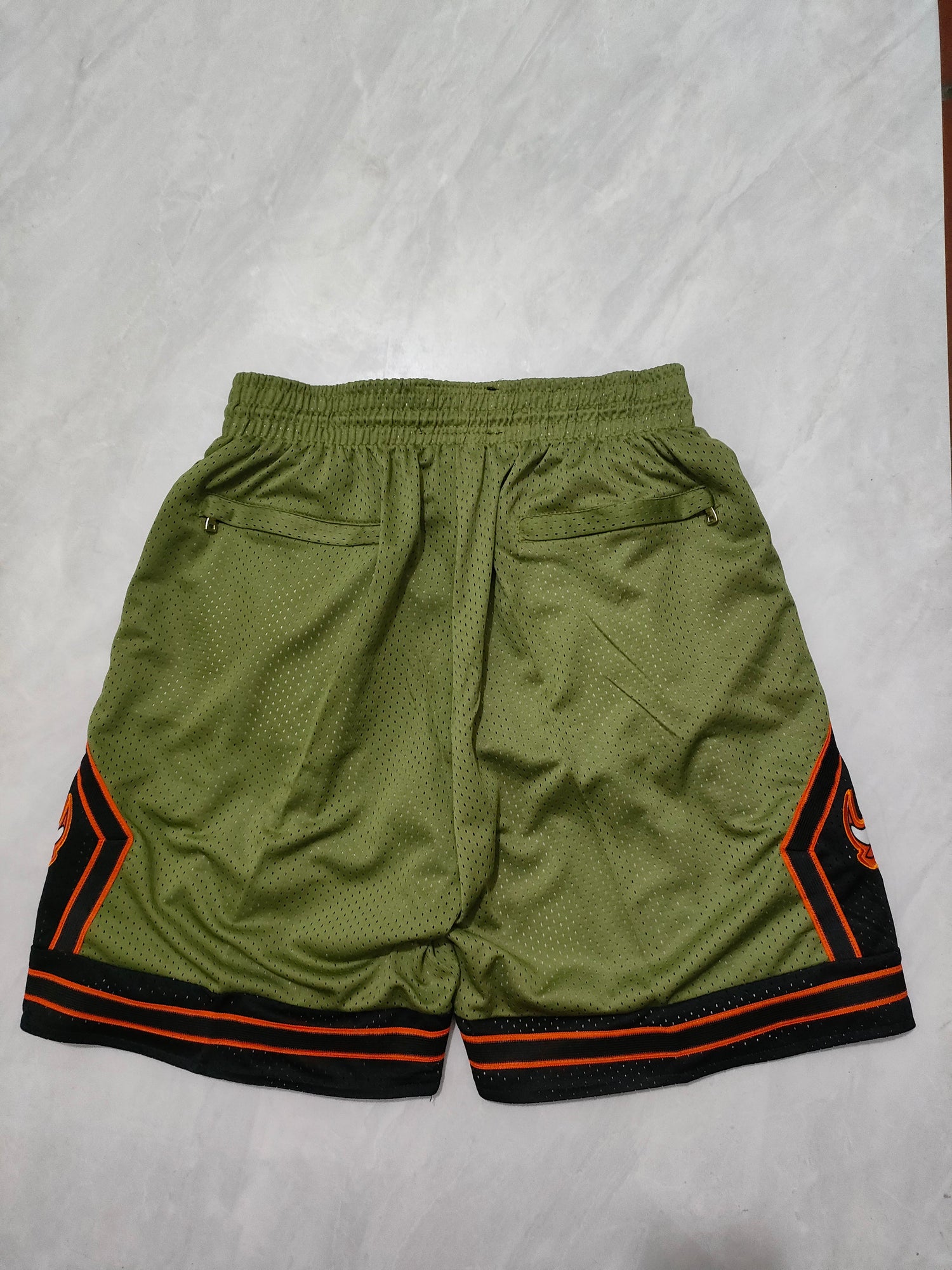 JUST DON Chicago Bulls Green Pocket Shorts