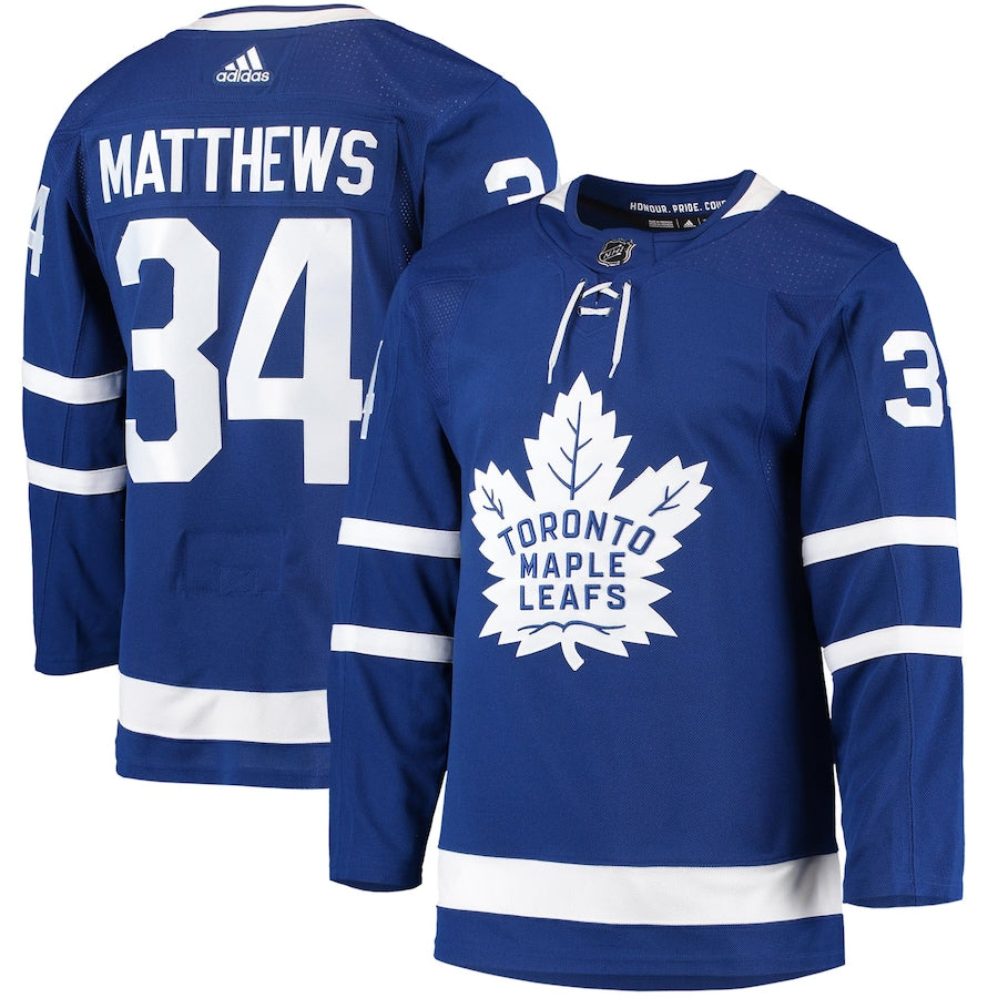 Auston Matthews Toronto Maple Leafs Home Primegreen Jersey - Blue