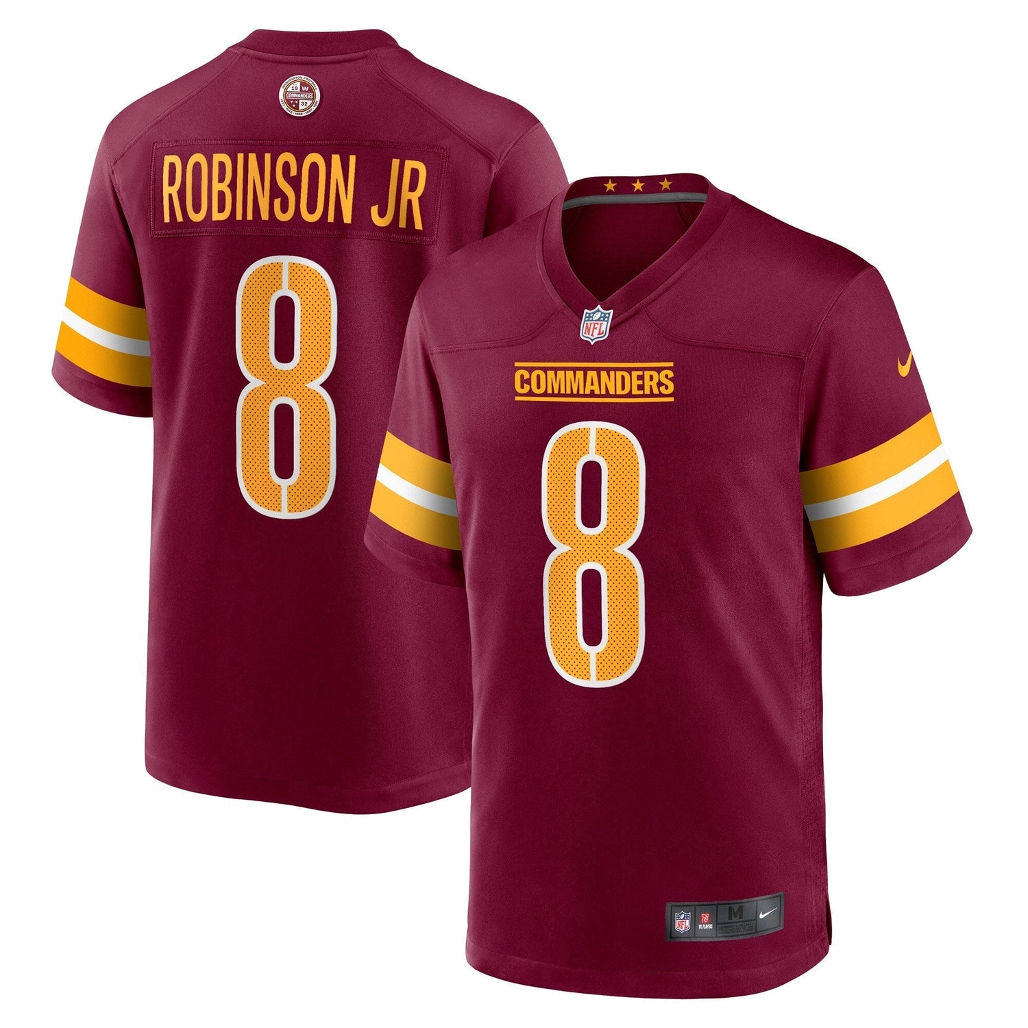 Brian Robinson Washington Commanders Nike Game Jersey - Burgundy