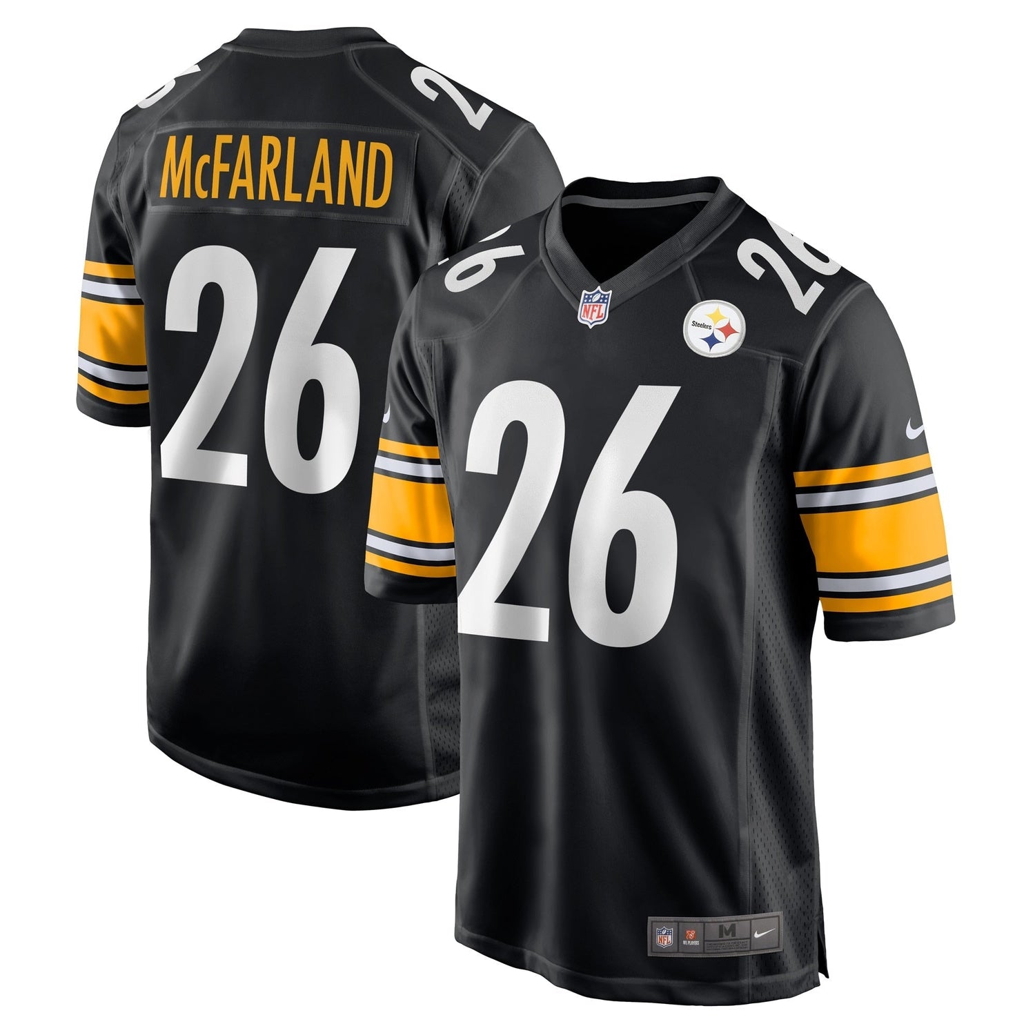 Anthony McFarland Jr. Pittsburgh Steelers Nike Game Jersey - Black