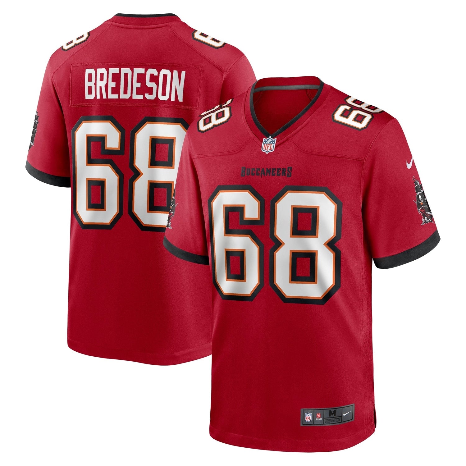 Ben Bredeson Tampa Bay Buccaneers Nike Game Jersey - Red