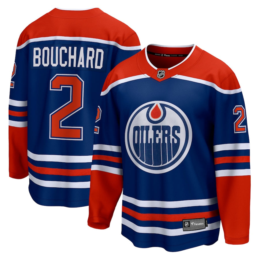 Evan Bouchard Edmonton Oilers Home Breakaway Jersey - Royal