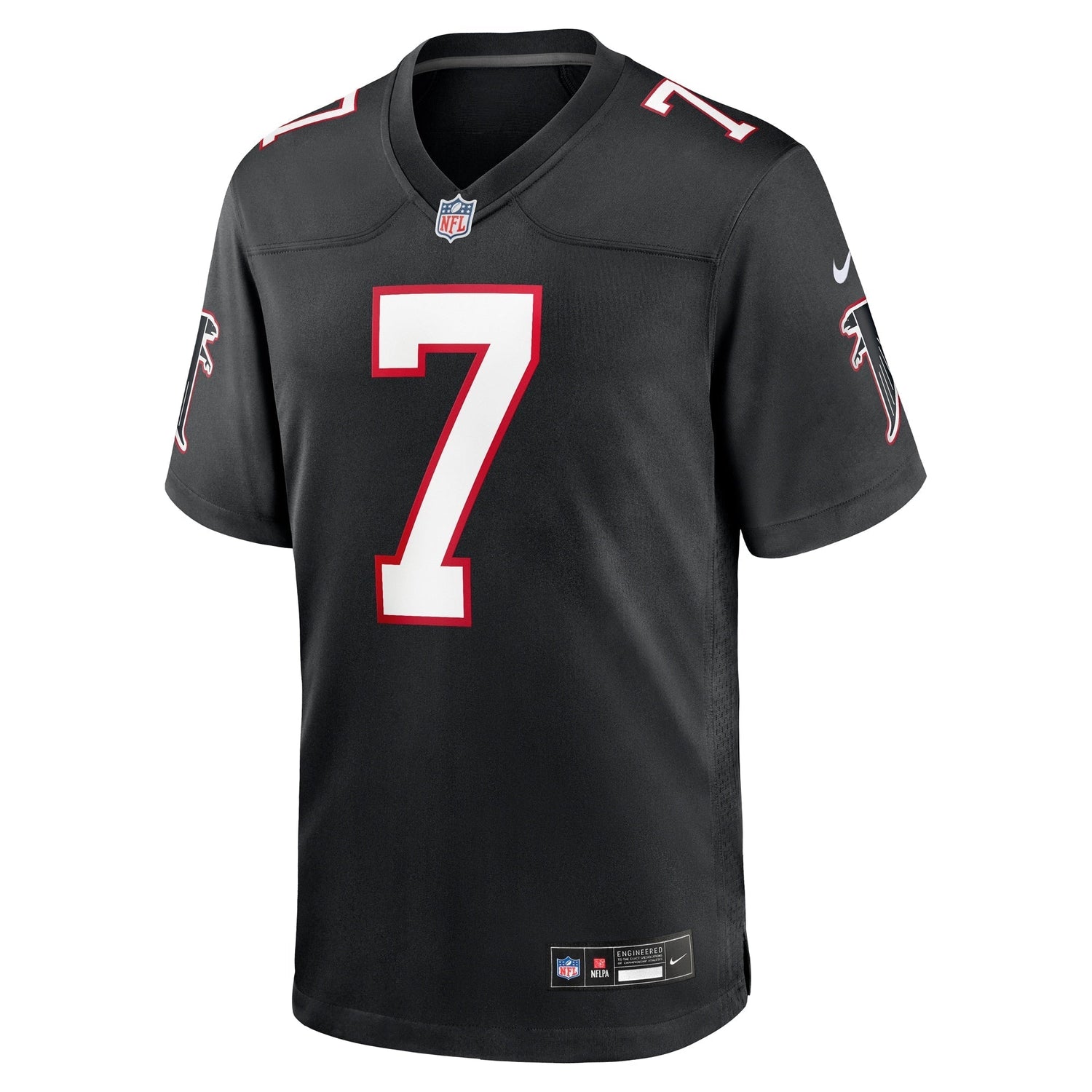 Bijan Robinson Atlanta Falcons Nike Throwback Game Jersey - Black