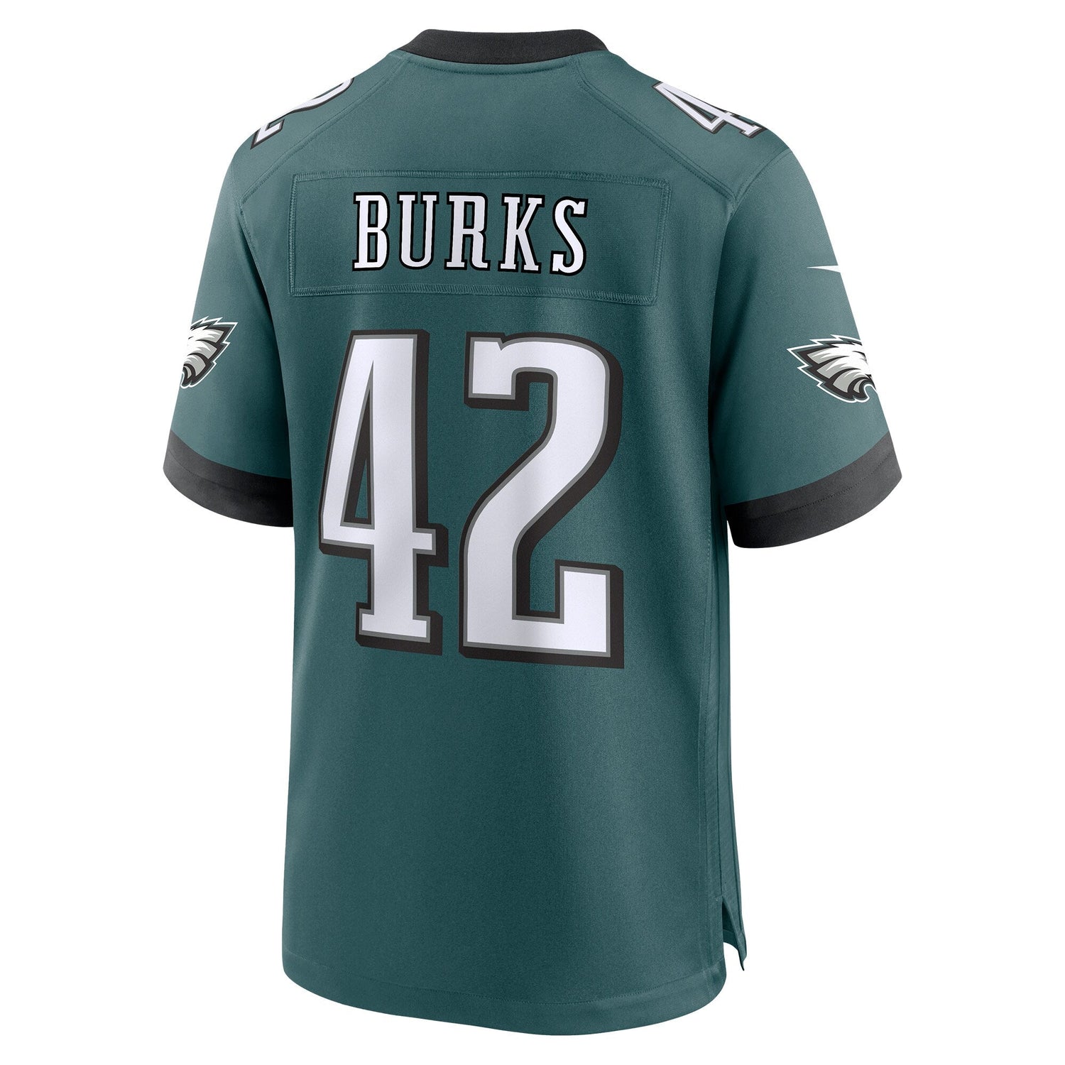 Oren Burks Philadelphia Eagles Nike Game Jersey - Midnight Green