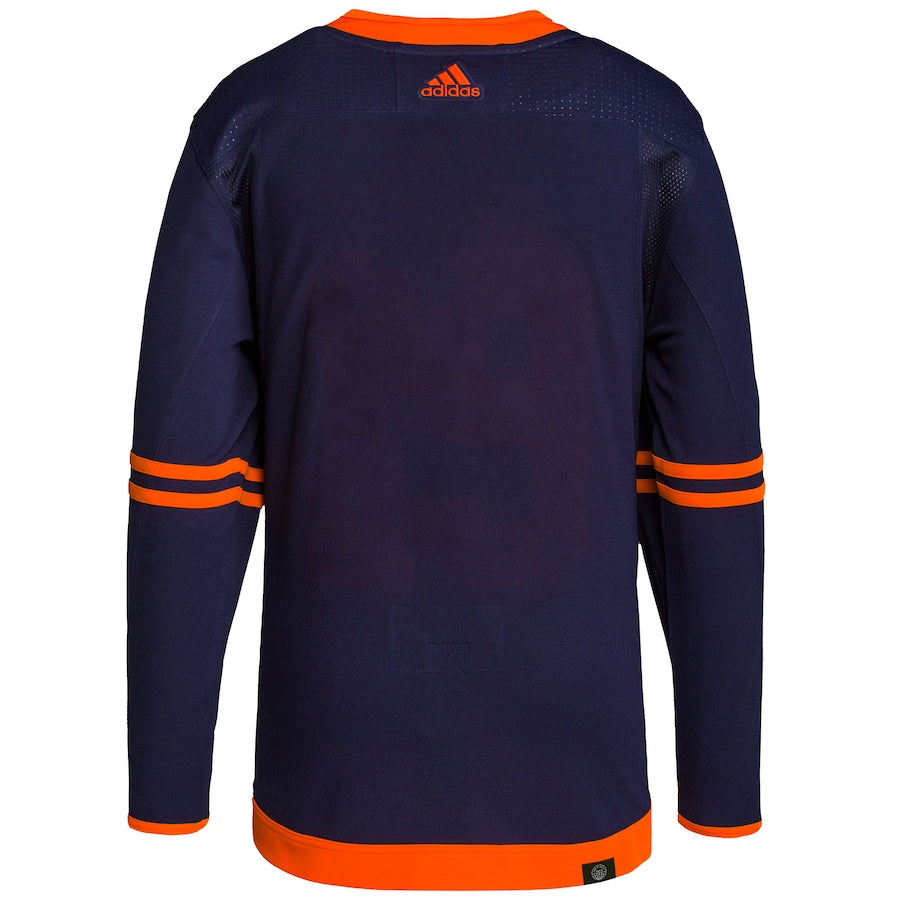 Edmonton Oilers Men's Alternate Primegreen Blank Jersey - Navy