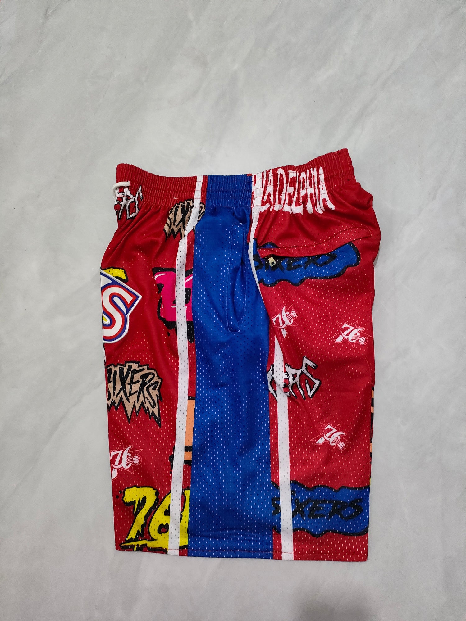 JUST DON Philadelphia 76ers Pocket Shorts