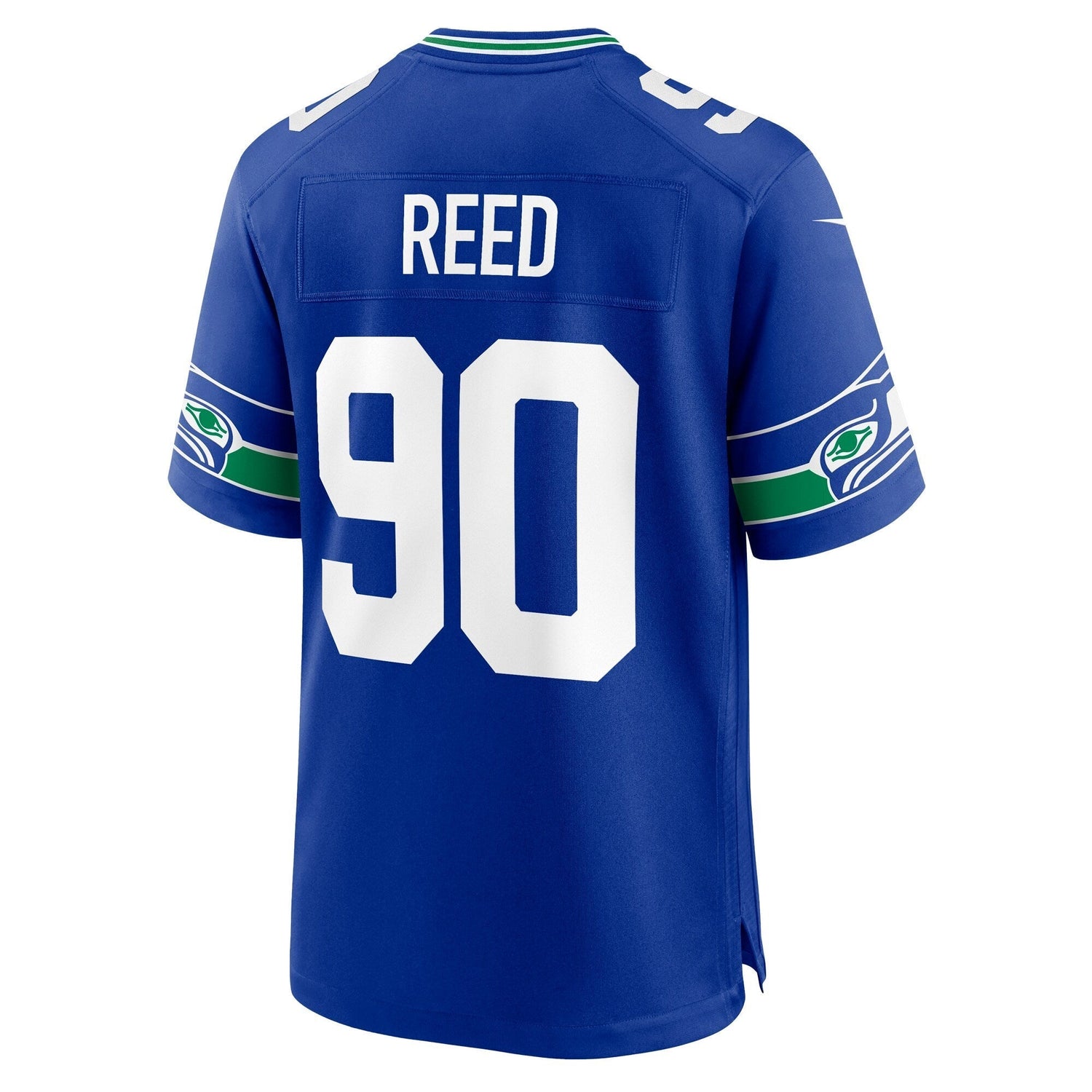 Jarran Reed Seattle Seahawks Nike Throwback Game Jersey - Royal