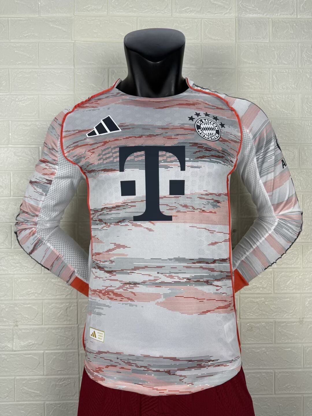 2025-26 Bayern Munich Away Long Sleeve Player Version Jersey