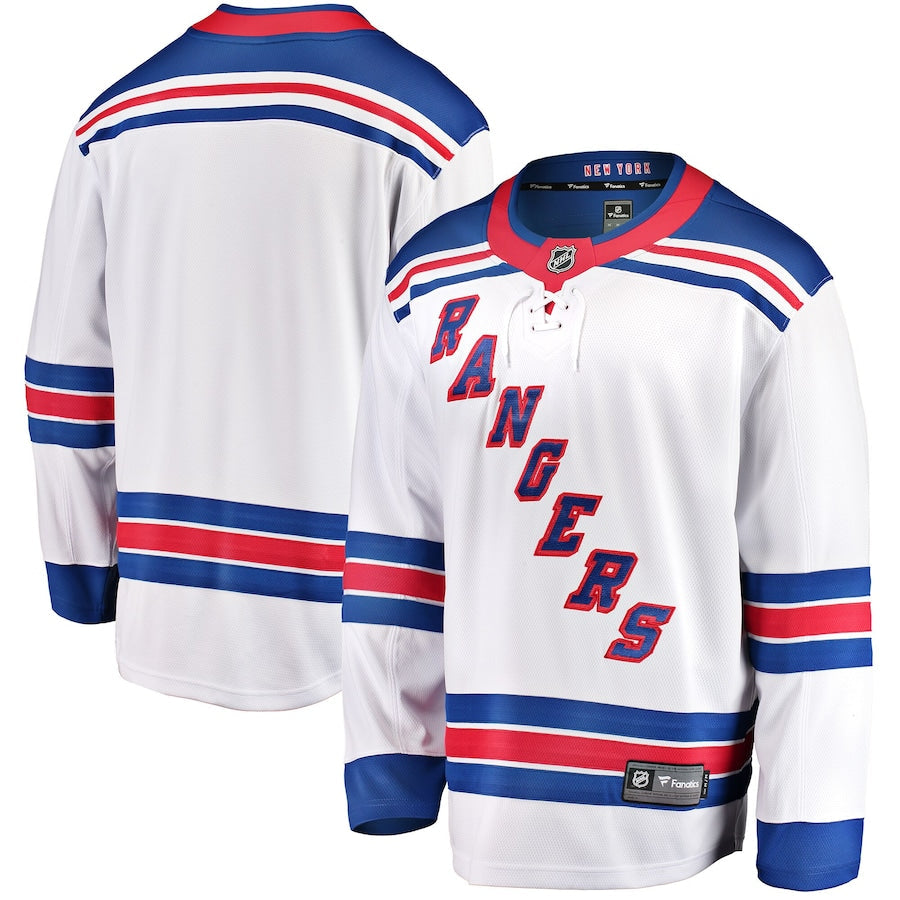 New York Rangers Breakaway Away Jersey - White