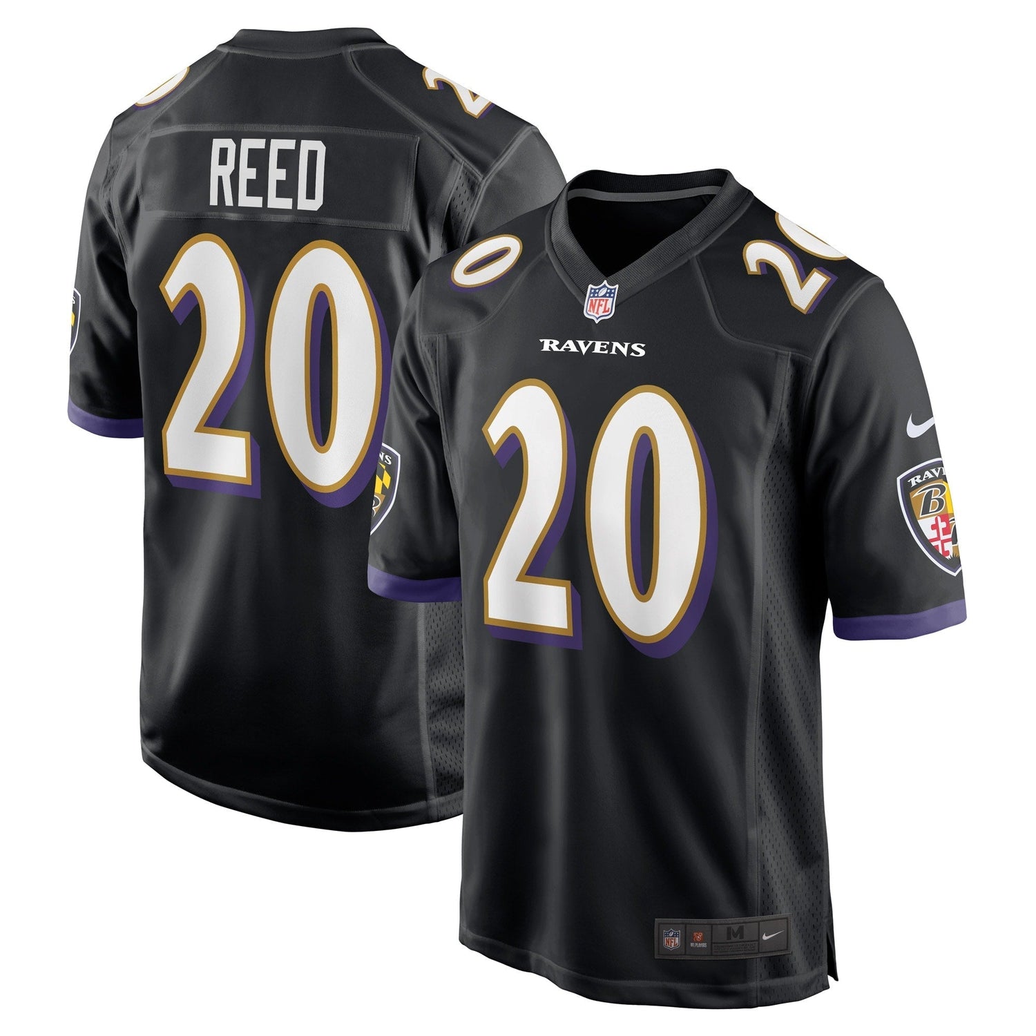 Ed Reed Baltimore Ravens Nike Retired Jersey - Black