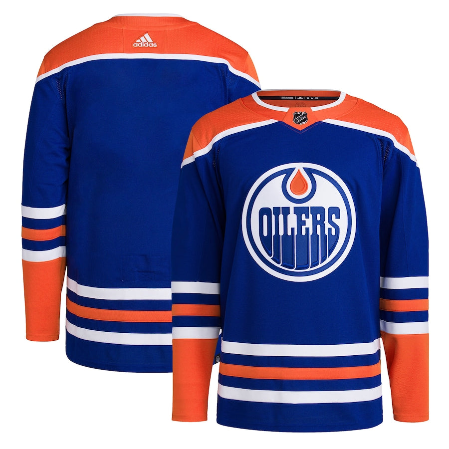 Edmonton Oilers Home Primegreen Blank Jersey - Royal