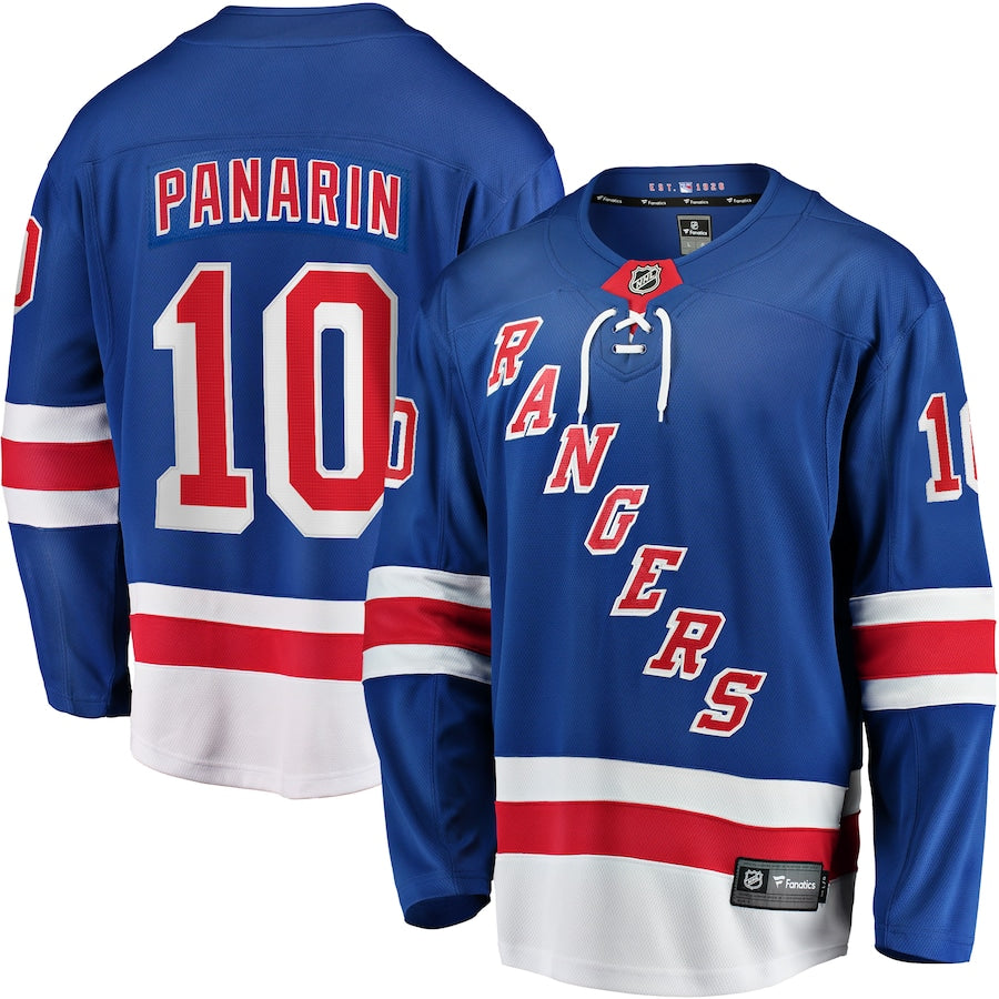 Artemi Panarin New York Rangers Home Breakaway Jersey - Blue