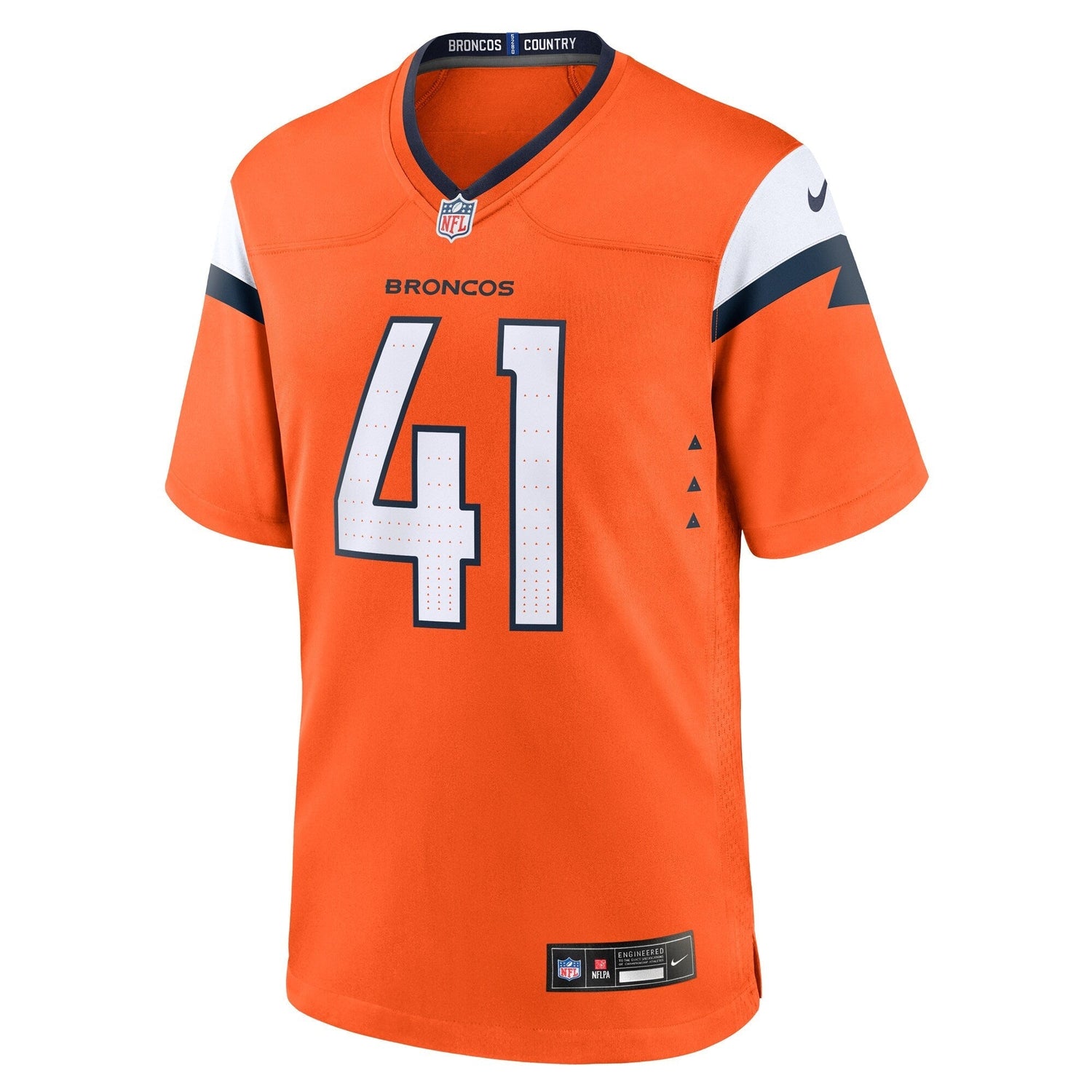 Drew Sanders Denver Broncos Nike Team Game Jersey - Orange