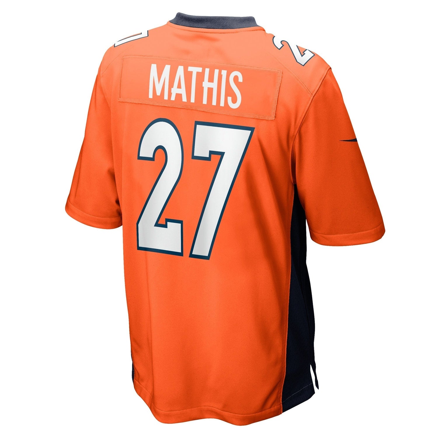 Damarri Mathis Denver Broncos Nike Game Jersey - Orange