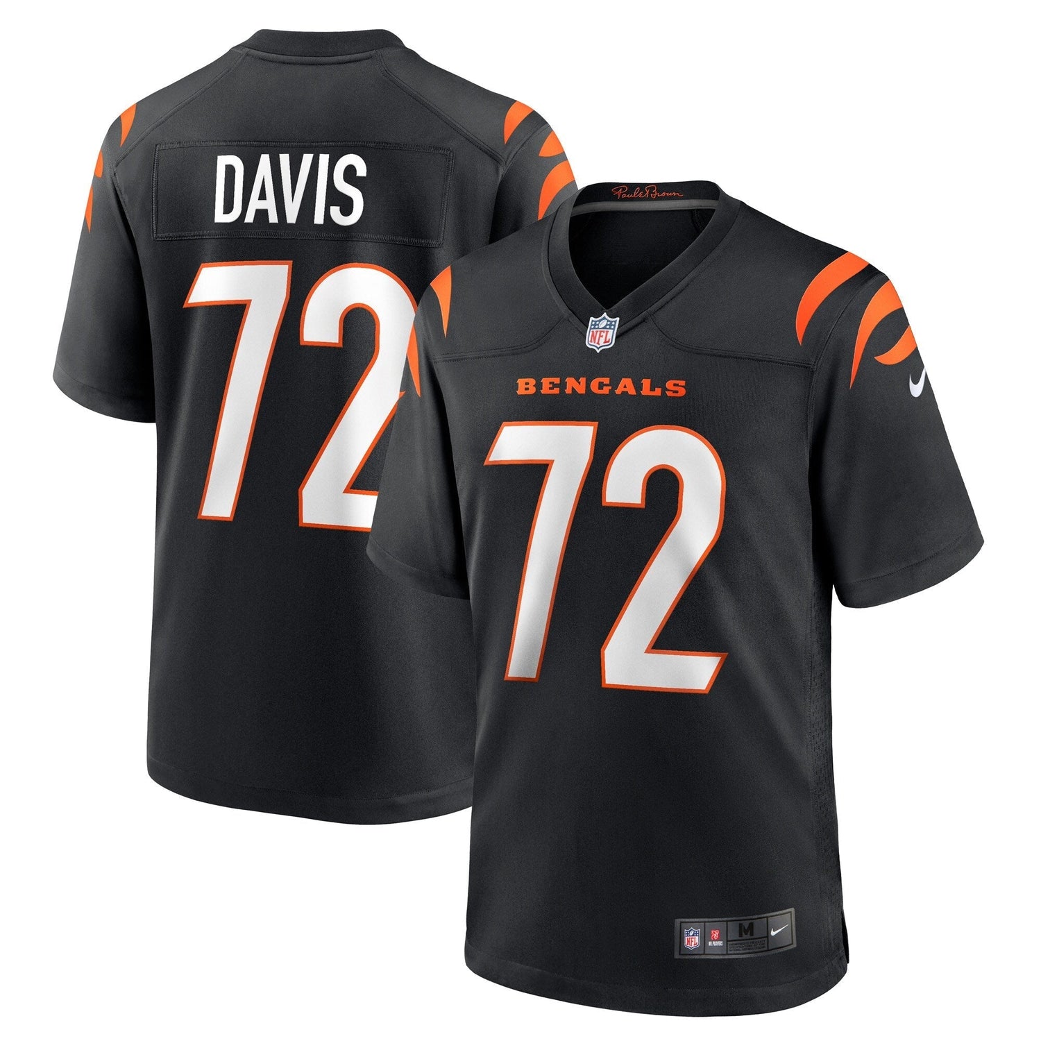 Domenique Davis Cincinnati Bengals Nike Game Jersey - Black